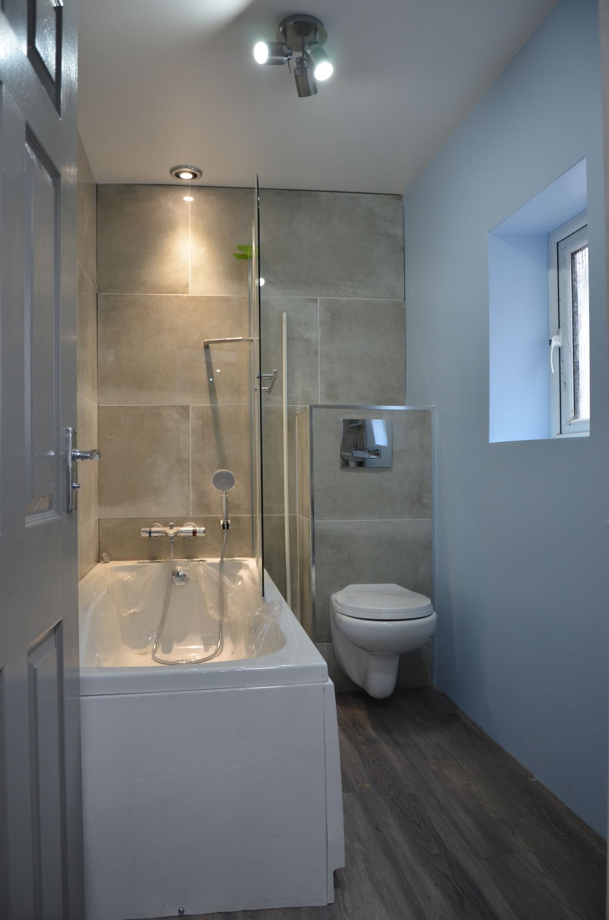 Bathroom suite view after refurbishment