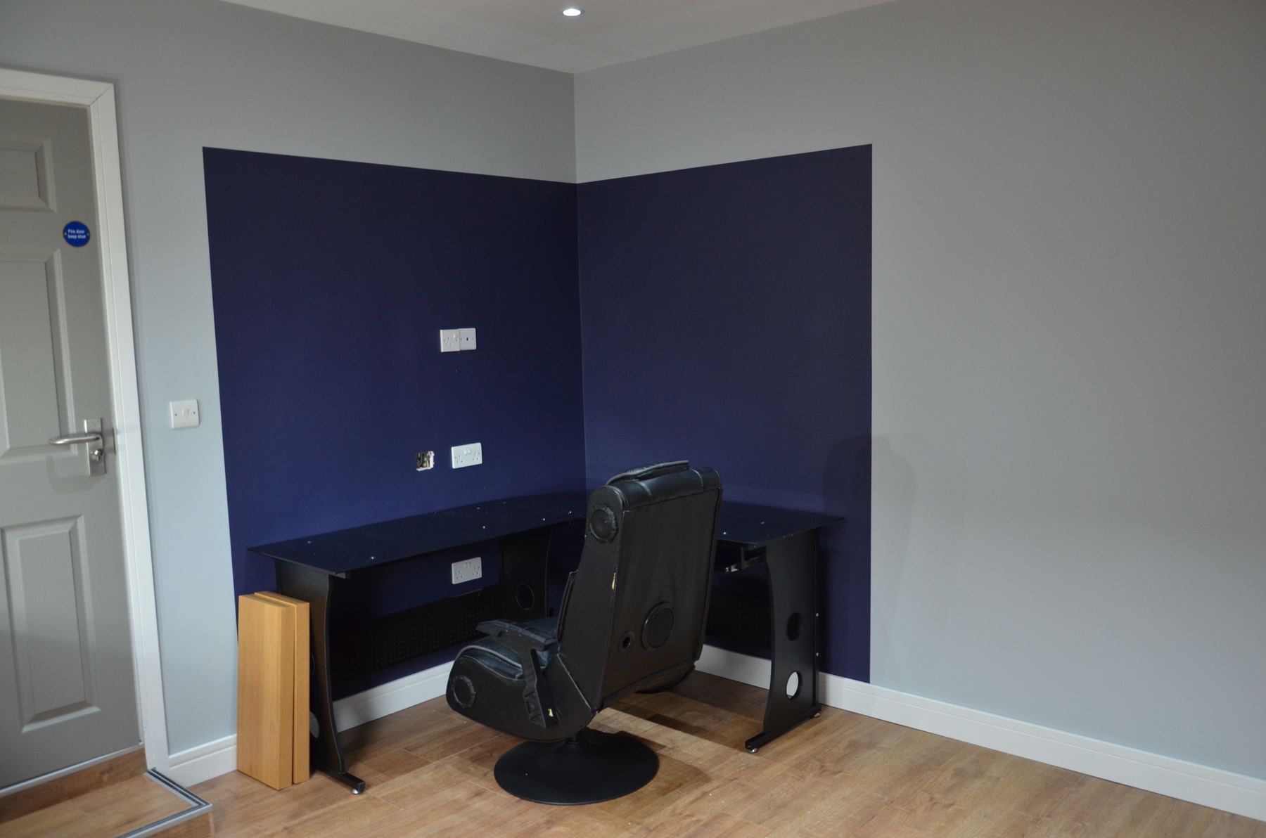 Room furnished detail after refurbishment